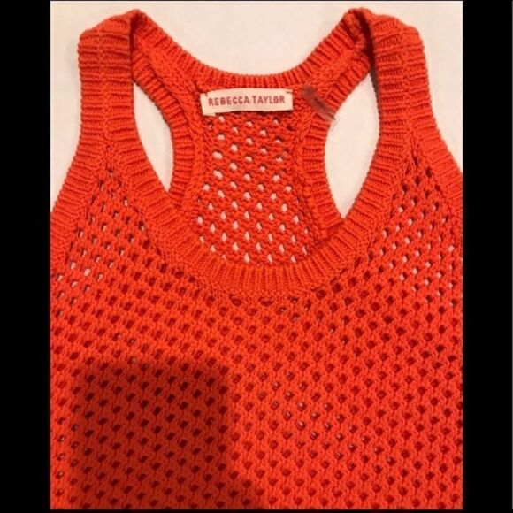 REBECCAāTAYLORāOPENĀ KNITāš§¶āCROPPEDāTANKāTOP - Picture 3 of 6